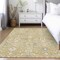 Homeroots 9' X 12' Gold Ivory And Gray Oriental Washable Indoor Outdoor Area Rug 598044 - alternate 8