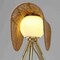 Vidalite Sovev Tripod Table Lamp with Rattan and Opal Glass Shade, Brushed Brass Stand, 19.6 in. Height CE1009210 - alternate 8