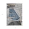Homeroots 5' X 8' Blue Gray And Charcoal Abstract Washable Indoor Outdoor Area Rug 587573 - alternate 6