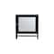 Homeroots 18" Black Wood, Metal Floating Bathroom Vanity 571352 - alternate 13