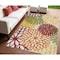 Homeroots 4' X 6' Red Yellow Green Orange And Ivory Floral Indoor Outdoor Area Rug 546661 - alternate 8