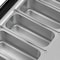 Koolmore 39 in. 5-Pan Countertop Ice Cream Display Freezer with Curved Glass Top in Stainless-Steel KM-CGDR-5P - alternate 9
