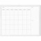 U Brands Magnetic Dry-Erase Monthly Calendar Board - 40in (3.3 ft) Width x 30in (2.5 ft) Height - White 2918U0001 - alternate 2