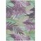 Homeroots 3' X 5' Lavender And Lilac Floral Washable Indoor Outdoor Area Rug 611114 - alternate 6