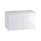 Homeroots 32" White Wood Freestanding Bathroom Vanity With White Sink And Two Drawers 627420 - alternate 1