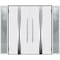 Vdomdoors Steel Double Doors Deux 1744 Natural Oak 2 Sidelight Exterior White Windows Stainless Inserts Singl DEUX1744DEXD-OAKW-RH-W14+72+14 x H80 - alternate 6