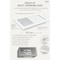 Sierra Grates 6 in. H X 12 in. W 2-Way 45 Degree Louvered, Steel, White Sidewall / Ceiling Register TWC612-WHT - alternate 5