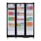 Koolmore 71 in. Commercial 3 Fully Glass Door Merchandiser Refrigerator, 46 cu. ft., ETL Listed in Black KM-MDR-3FGD - alternate 1