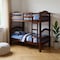 Homeroots 80" X 43" X 69" Espresso Pine Wood Twin Over Twin Bunk Bed 286536 - alternate 5