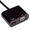 Sanoxy Displayport 1.2 Male to 4K HDMI+VGA Passive Adapter Cable W/ Latches 4K Resolution Ready SNX-CBL-LDR-DP208-1200 - alternate 2