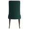 Leisuremod Elm Collection Modern Wooden Dining Chair In Green Velvet EC23GF - alternate 7