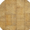 Homeroots 8' Peach Gray And Charcoal Round Patchwork Washable Indoor Outdoor Area Rug 581589 - alternate 8