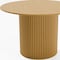 Homeroots 46" Brown Solid Wood Pedestal Base Round Top Dining Table 720971 - alternate 5