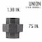 B & K 3/8 in. FIP each X 3/8 in. D FIP Black Malleable Iron Union 501570 - alternate 4