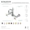 Kingston Brass Two-Handle Wall Mount Bridge Kitchen Faucet, Polished Chrome KS2441PX - alternate 5