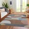 Homeroots 8' X 10' Brown Ivory And Mauve Geometric Washable Indoor Outdoor Area Rug 616733 - alternate 8