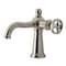 Kingston Brass One-Handle Single-Hole Bathroom Faucet with Push Pop-Up Drain, Brushed Nickel KS3548RNX - alternate 1
