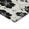 Homeroots 9' X 12' Ivory And Black Floral Washable Indoor Outdoor Area Rug 600010 - alternate 5
