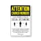 Signmission Public Safety, Church Members Practice Social Distancing, 14in X 10in Aluminum, OS-NS-A-1014-25387 OS-NS-A-1014-25387 - alternate 1