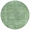 Homeroots 8' Sage And Mint Green Round Abstract Washable Indoor Outdoor Area Rug 615508 - alternate 7