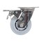Vestil Thermoplastic Rubber Swivel With Total Brake Caster 5 In. Diameter x 2 In. Width 500 lb Gray CST-E-SS-5X2TPR-SWTB - alternate 10