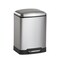 Happimess Ashley Rectangular 8-Gallon Trash Can with Soft-Close Lid with FREE Mini Trash Can, Platinum SIlver HPM1008A - alternate 9