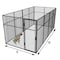 K9 Kennel Store 8ft X 16ft Basic 7ft Tall Wire Kennel Powder Coated B7T8X16FK - alternate 1