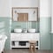Apollo Tile Blizzard Blue 3 in x 6 in Glass Glossy Wall Subway 5 sqft/case, 40PK APLA88047 3X6A - alternate 7