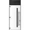 Vdomdoors Steel Door Dekton 0163 Venezia Noce 96вЂќ/ Top Exterior Window Sidelite Entry Door Painted W36xH96+ DEKTON0163EXD-VEN-W36xH96+16-RH-I - alternate 4