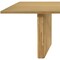 Homeroots 94" Natural Wood Double Pedestal Base Dining Table 631296 - alternate 6