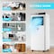 Edendirect 8,000 BTU (DOE) Portable Air Conditioner Cools 350 Sq. Ft. with Dehumidifier, Drain Hose and Remote ZR-KY-8K-07B - alternate 8