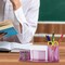 Acrimet Millennium Desktop Organizer Cup Caddy Plastic with 200 Sheets Memo Paper Clear Pink Color 740.8 - alternate 8
