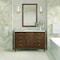James Martin Vanities Myrrin 48'' Vanity, Mid Century Walnut w/ Victorian Sil Silestone Top w/FreePower Wireless Charger 485-V48-WLT-FVSL - alternate 9