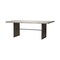 Homeroots 84" Brown Solid Wood Sled Base Dining Table 380468 - alternate 6