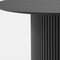Homeroots 60" Black Wood Pedestal Base Round Top Dining Table 713567 - alternate 8