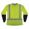 Ergodyne Hi-Vis Shirt, S, Lime, Long Sleeve 22332 - alternate 10