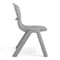 Flash Furniture Plastic Stacking School Chairs with 10.5 in Seat Height in Soft Gray, 2PK 2-YU-YCX-003-SFTGY-GG - alternate 8