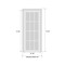 Sartodoors Interior Door 28 x 80 inches, BASIC 9422 White, Single Regular Panel Frame Handle, Bathroom Bedro BASIC9422ID-SKIN-28 - alternate 5