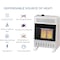 Procom Heating Natural Gas Ventless Infrared Plaque Heater with Base Feet, 10,000 BTU, T-Stat Control MN100TPA-B - alternate 5