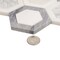 Apollo Tile Toscana 10x11 in. Polished Calacatta Bluette, Calacatta Thassos White Hexagon Mosaic Tile, 5PK APLEML88G47A - alternate 5