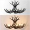 Jonathan Y Eldora 33" 6-Light Rustic Farmhouse Adjustable Resin Antler LED Chandelier, Black JYL6318C - alternate 12