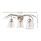 Jonathan Y Wyatt 25.5 in. 3-Light Southwestern Bohemian Resin/Seeded Glass Faux Antler LED Vanity Light, Antique JYL6309C - alternate 8