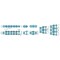 Tsubaki Standard Roller Chain, Riveted Pin, 2-1/4 in Pitch, 1 Strand, 10 ft 180RB - alternate 3