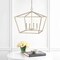 Jonathan Y Gatsby 23" 4-Light Adjustable Iron Rustic Glam LED Pendant, Antiqued White JYL7520A - alternate 10