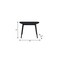 Homeroots 43" Black Wood Dining Table 630377 - alternate 6