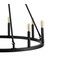 Jonathan Y Oberto 28" 8-Light Iron Classic Industrial Ring LED Chandelier, Oil Rubbed Bronze JYL7496A - alternate 11