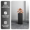 Leisuremod Terra Tall Square Fiberstone & MgO Clay Planter, Weather-Resistant, Indoor/Outdoor, No Assembly TP24BL - alternate 9