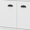 Homeroots 29in White Wood Bar Cabinet With Two Doors 552295 - alternate 6