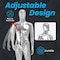 Topmaster Male Mannequin Premium Quality Construction, Detailed Dimensions for Realistic Proportions, Sturdy TPMANQMALSI8 - alternate 8