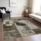 Homeroots 5' X 8' Taupe Gray And Charcoal Geometric Washable Indoor Outdoor Area Rug 604349 - alternate 9